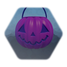 purple pumpkin basket