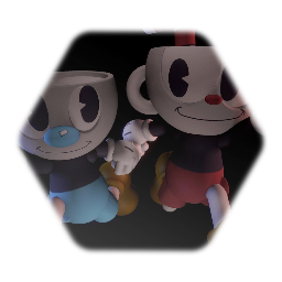Cuphead and Mugman