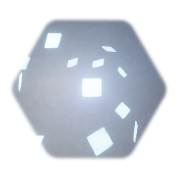 Blue pop/explosion effect