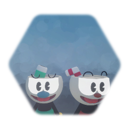 Cuphead and Mugman