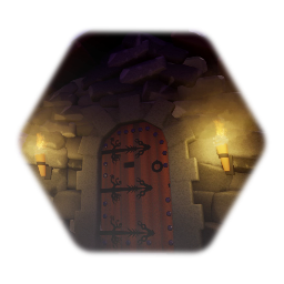 Door mechanic with a shed