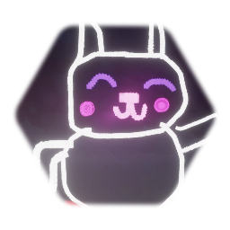 neon bunny sign (animated)