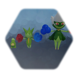 Pokemon - Budew / Roselia / Roserade