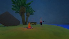 Drunking island pirate