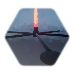 Spinning Platform w/Fire