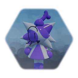 Bizzare horn axolotl