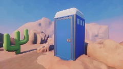 Heavy takes a potty and sings all star