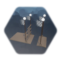 LittleBigPlanet - race gate and end race gate