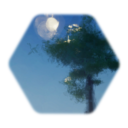 Windy Tree in a Storm