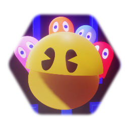 Pac-man playable ball character