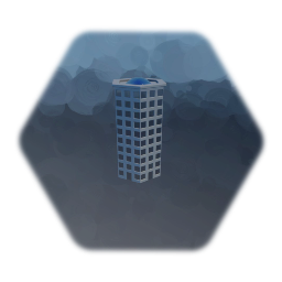 Hex Skyscraper - Low Detail - Mirror Windows