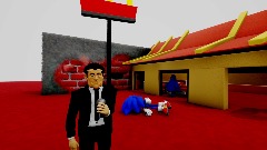 Sonic trys the grimace shake