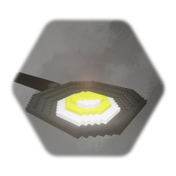 Egg in frying pan