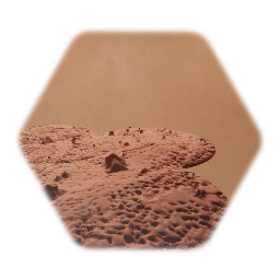 Realistic Flat rock surface