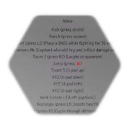 Moveset Mr. Elephant Kid VOF