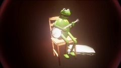 Kermit does not Like his X BOX