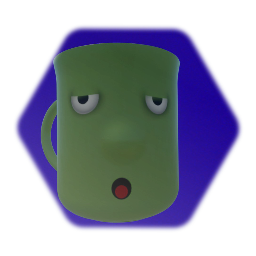 Sleepy Face Coffee Mug