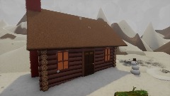 Simple snow scene