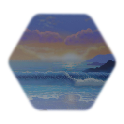 Sunset Coast Painting