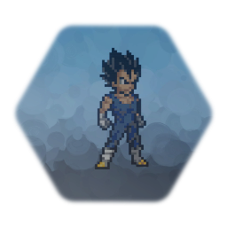 Vegeta animated pixel art