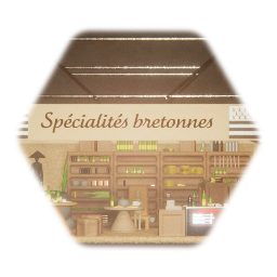 Stand de spécialités bretonnes