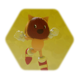 Sackboy the hedgehog with blinking logic