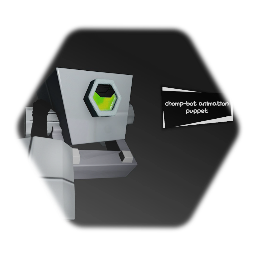 random chomp-bot animation puppet
