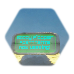 Sci Fi Floating Billboard