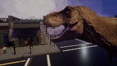 T-rex attack