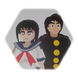 Yandere and Senpai (Ayano Aishi and Taro Yamada)