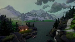 Lake Scene : Unknown Lights