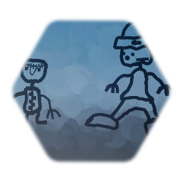 Sockman and Paper dog