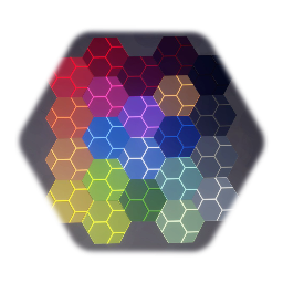 Rainbow Hexagon Tiles