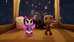 Dancing with Sackboy ^^