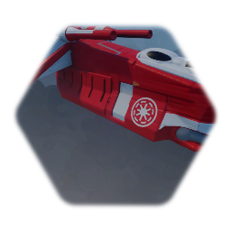 Coruscant gaurd Republic Gunship (bright red ver.)