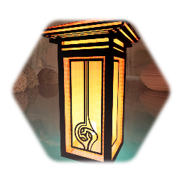 Fancy Painted Lantern