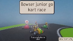 Bowser junior's go kart race