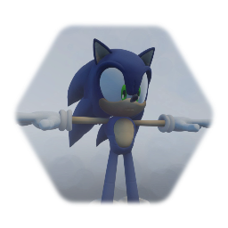 Super smash bros Brawl - Sonic the hedgehog model