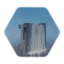 (Remix) Hexagonal waterfall with entrance
