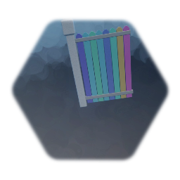 Colorful fence