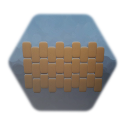 Brick and mortar wall 1/3 offset