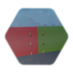 Painted Wooden Barriers