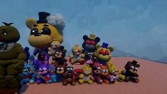 Remix of Fnaf plush thank you poster