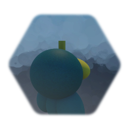 Turquoise bubble wisp