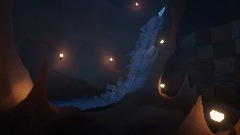 Cave Junction with Waterfall Game Scene