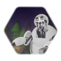 Fatz geronimo. sings [ "sixteen tons" ] rockafire