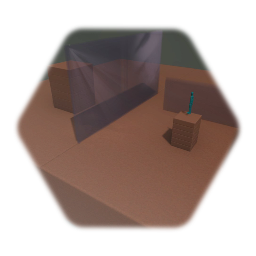 Test transparent sculpture