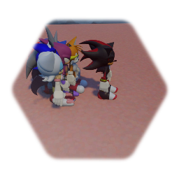 Sonic hangouts with friends