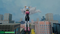 Giantess Rouge In The City Streets