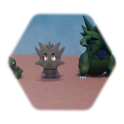 Pokemon - Larvitar / Pupitar / Tyranitar